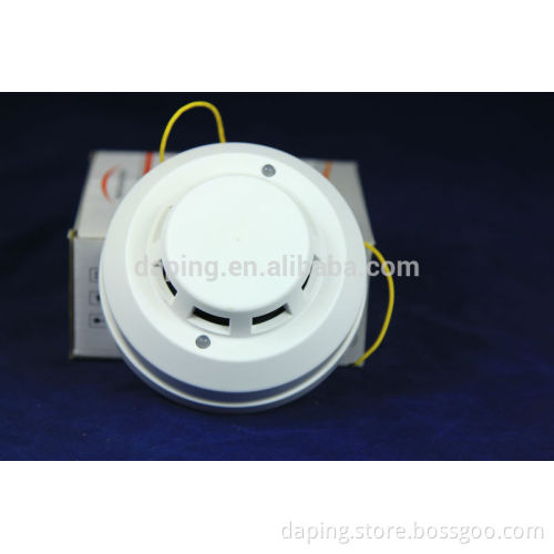 top mounted wire smoke detector alarm with ce approved